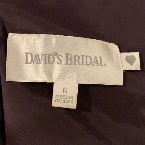 David’s Bridal one shoulder Dress - Picture 3 of 6